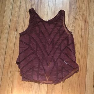 Free People button back tank